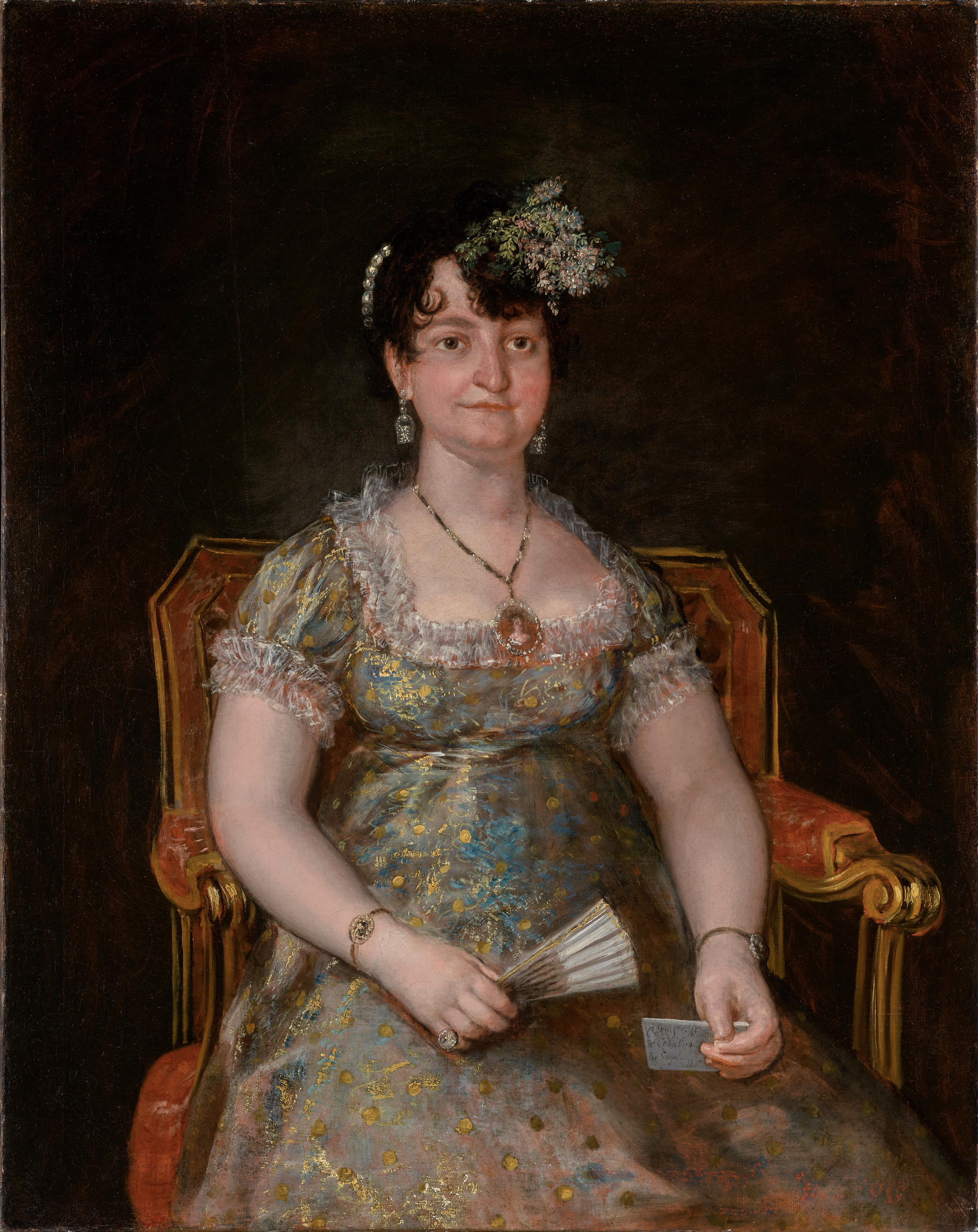 Portrait of Maria Soledad Rocha Fernandez de la Peña, Marquesa de Caballero
